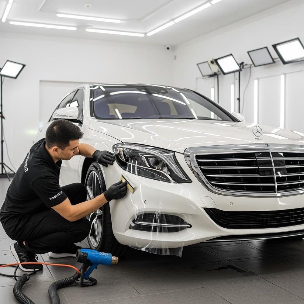 Professional automotive window tinting service